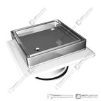 Megaflex Tile Insert Chrome 100x100x80mm