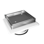 Megaflex Tile Insert Chrome 100x100x80mm